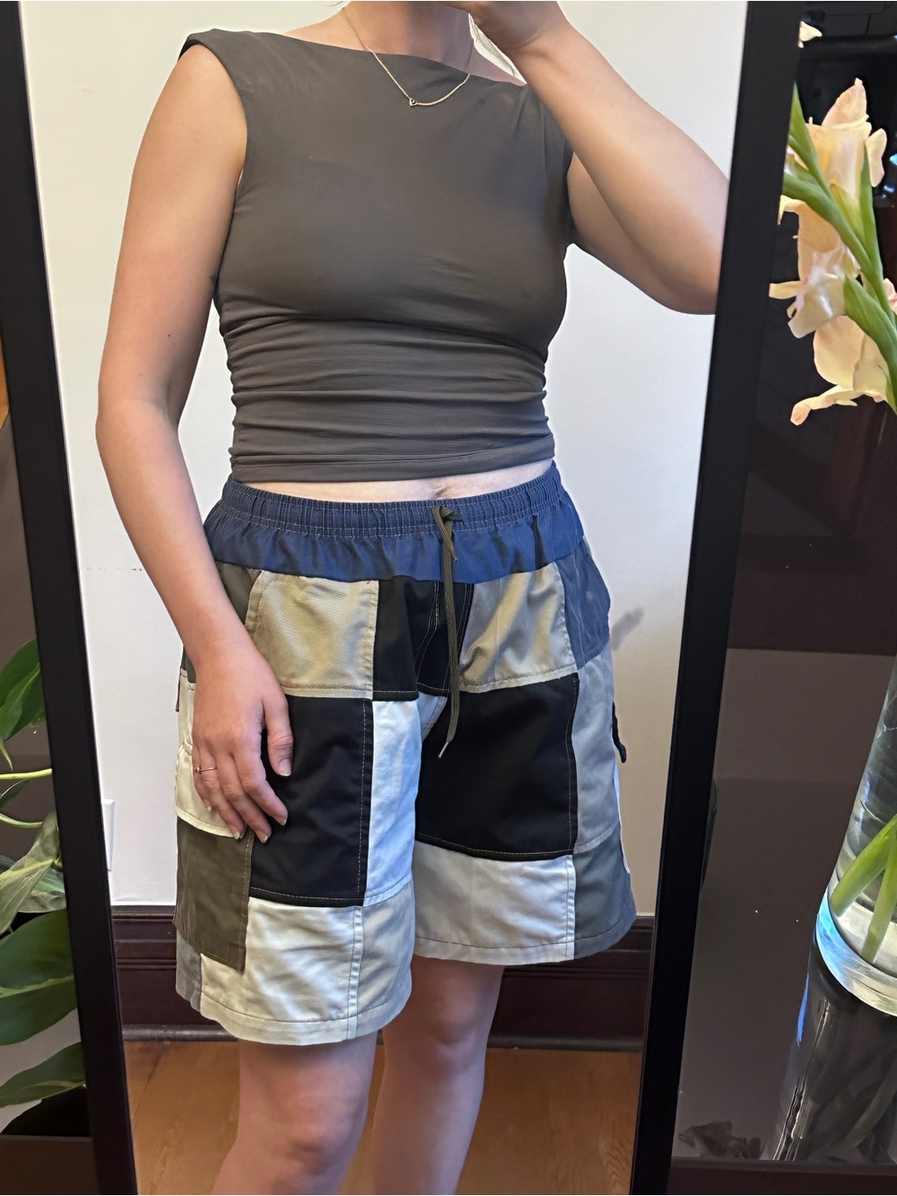 Handmade patchwork shorts